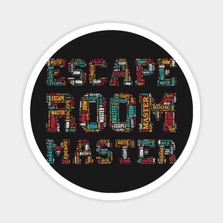 Escape Room Master Puzzle Game Escaping Crew Team print Magnet